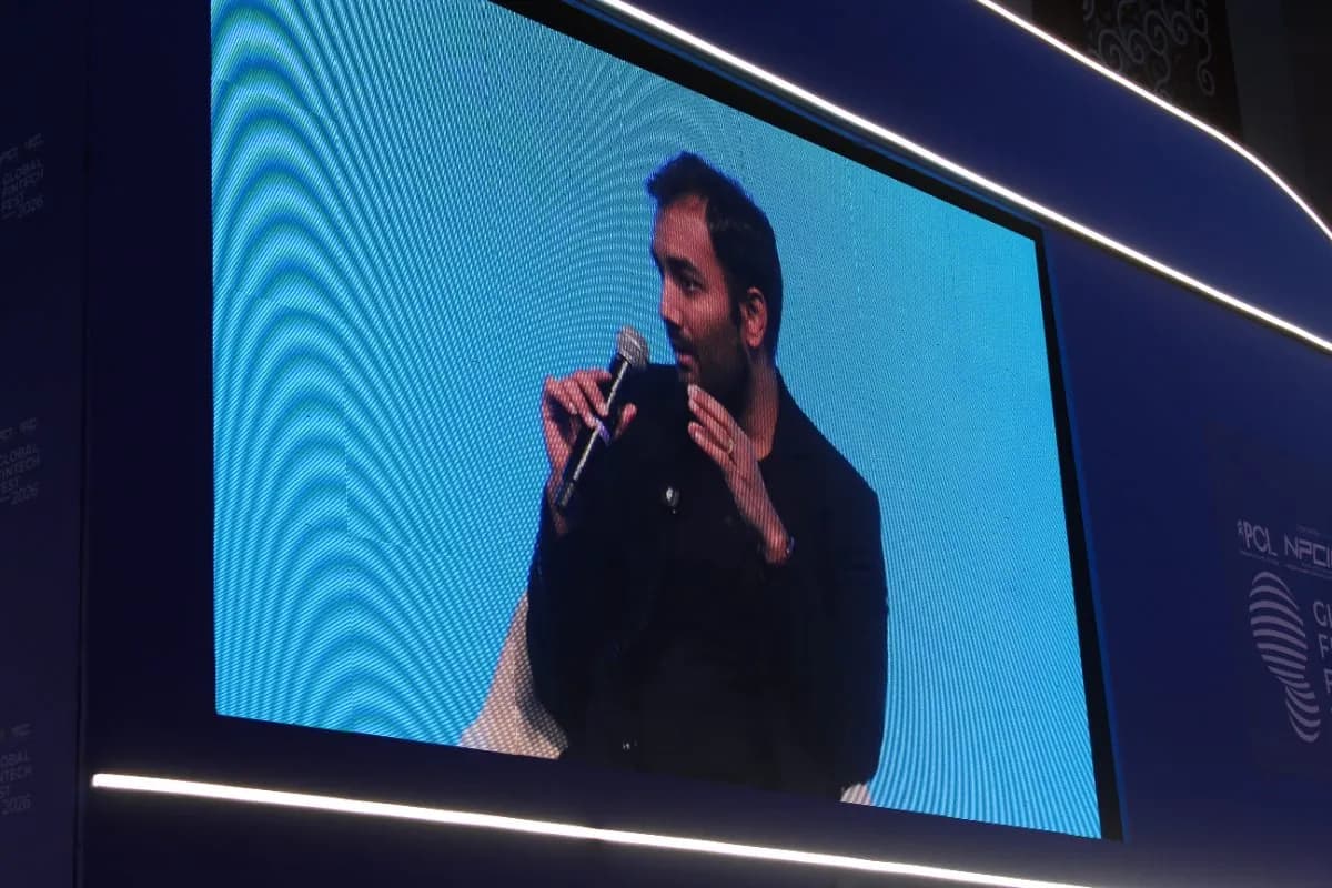 Speaker on the big screen