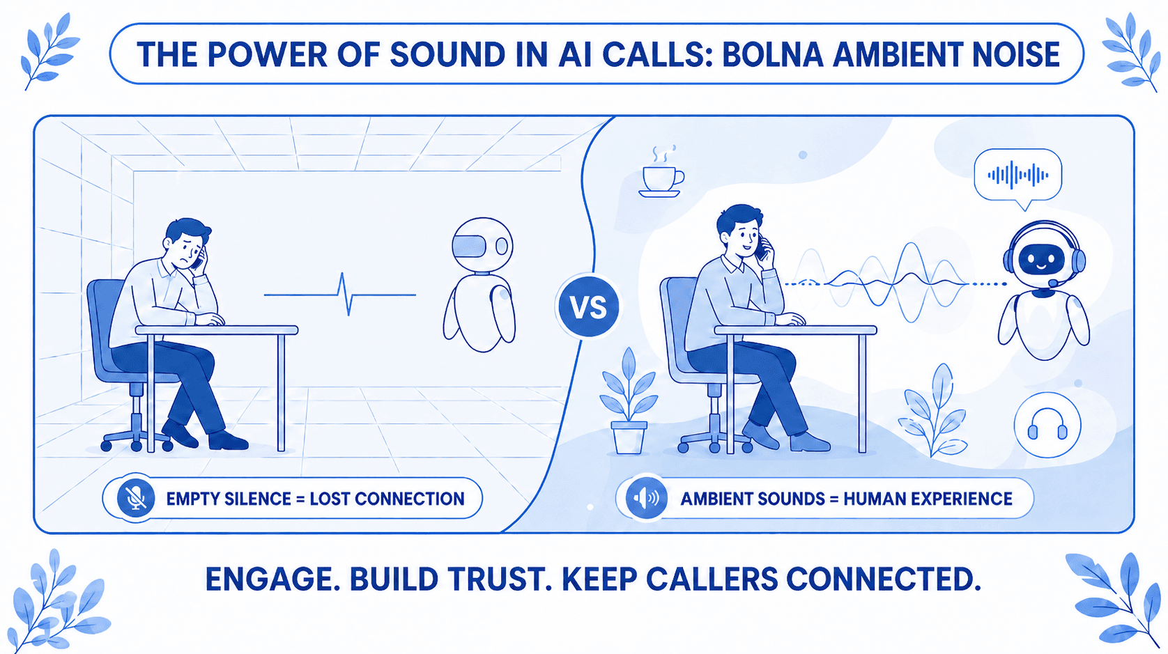 With Ambient Noise Your Voice Agent Sounds More Natural