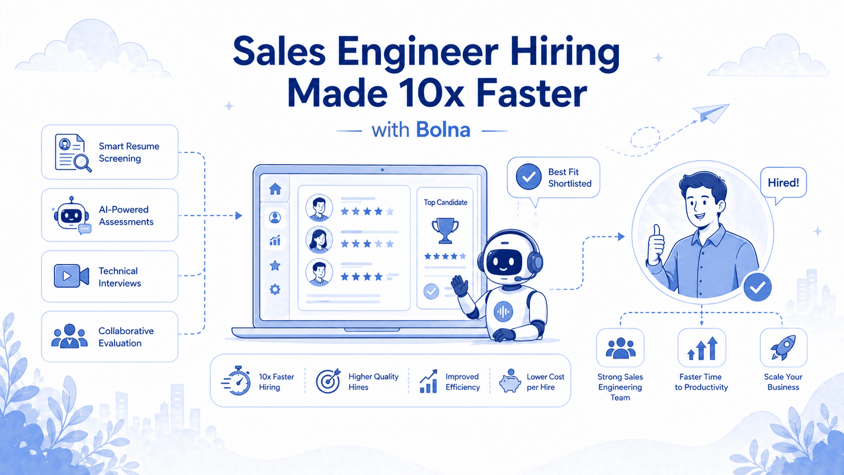 Sales Engineer Hiring Made 10x Faster with Bolna
